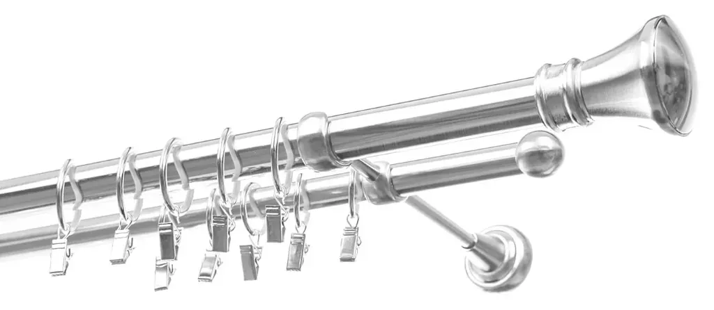 Srebrny karnisz premium 25 mm Karpol