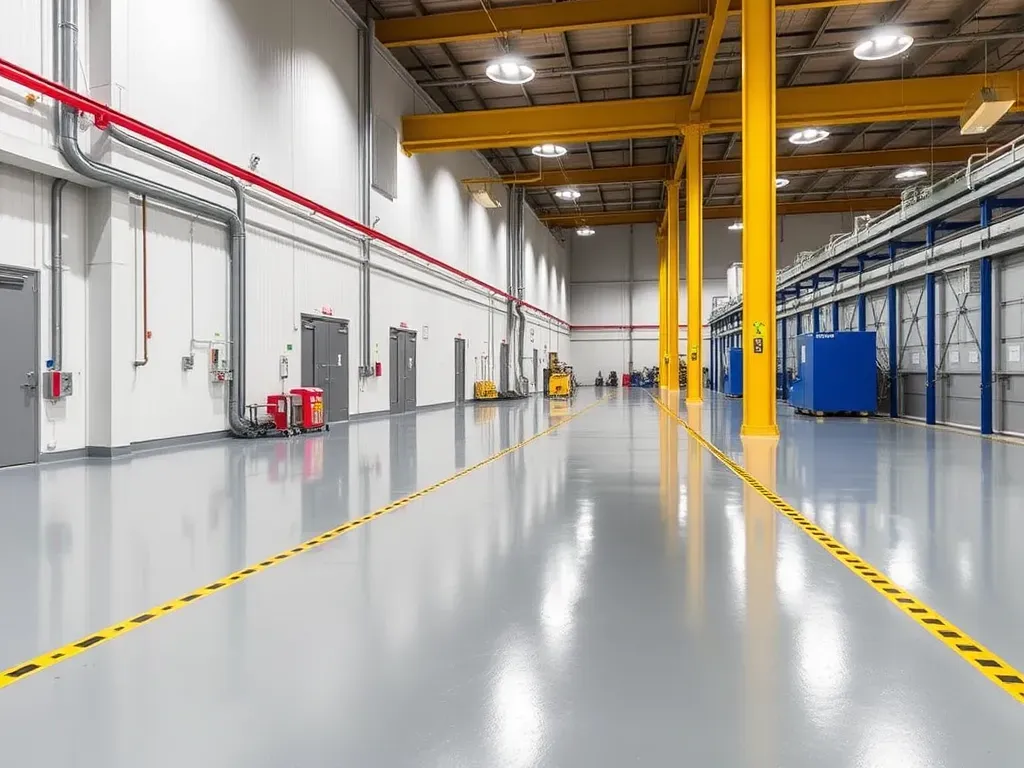 Posadzki żywiczne w obiektach przemysłowych
