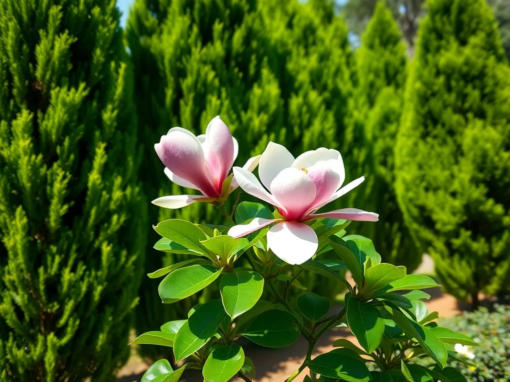 Czy magnolia może rosnąć przy tujach? Sprawdź, co warto wiedzieć!