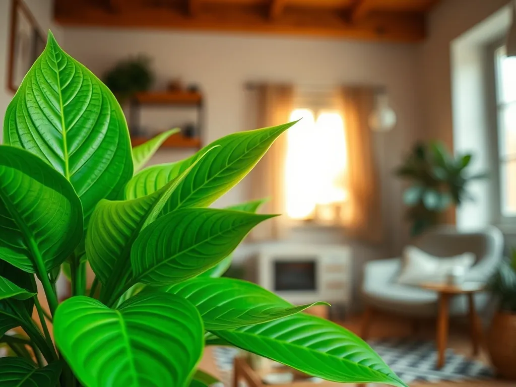 Kwiaty doniczkowe zielone z dużymi liśćmi – idealne do Twojego wnętrza