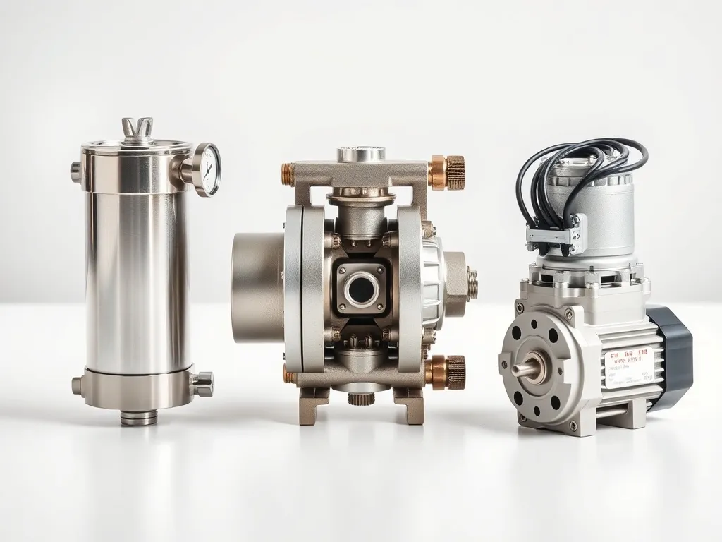 Różnice między częściami pneumatycznymi, hydraulicznymi i elektrycznymi