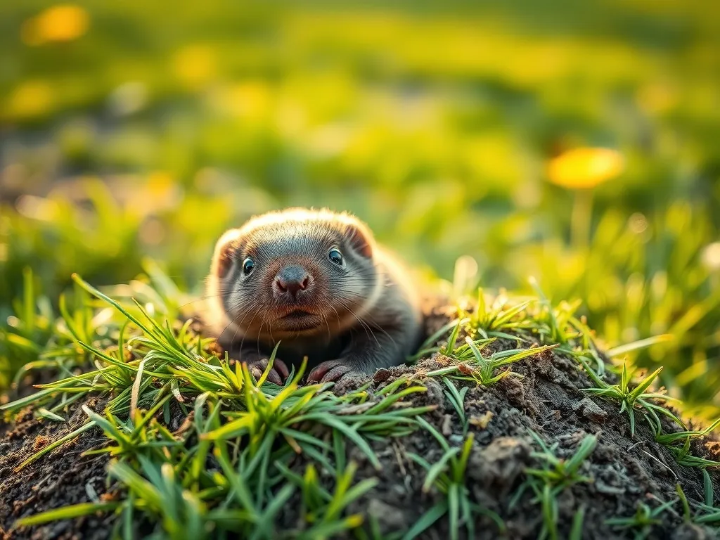 Kiedy kret wychodzi na powierzchnię?