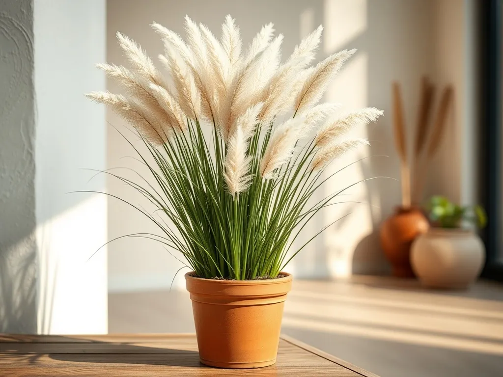 Trawa pampasowa - uprawa w donicy