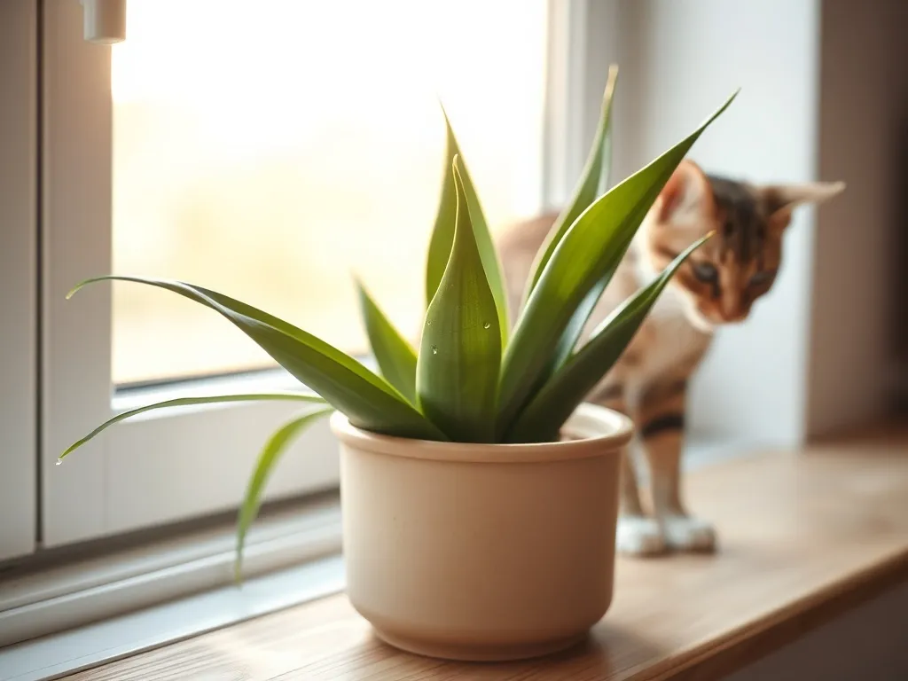 Sansewieria koty – czy sansewieria jest trująca dla kotów?